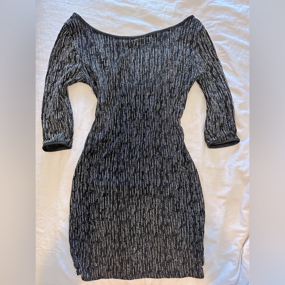 New Look Black and Silver Dress